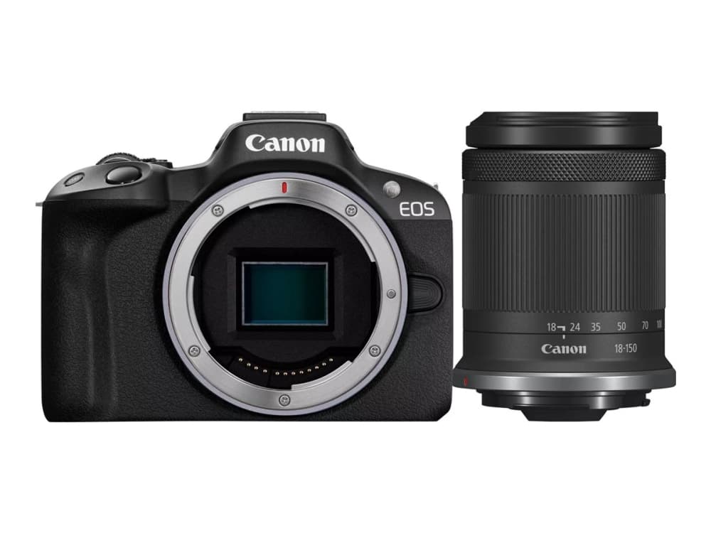 Canon EOS R50, 24,2 MP, 6000 x 4000 pikseliä, CMOS, 4K Ultra HD, Kosketusnäyttö, musta