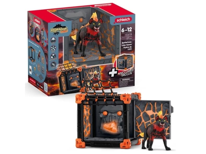 schleich 42674, Toiminta/Seikkailu, Monsters and dragons, BattleCave, 7 vuosi/vuosia, Monivärinen, Muovi
