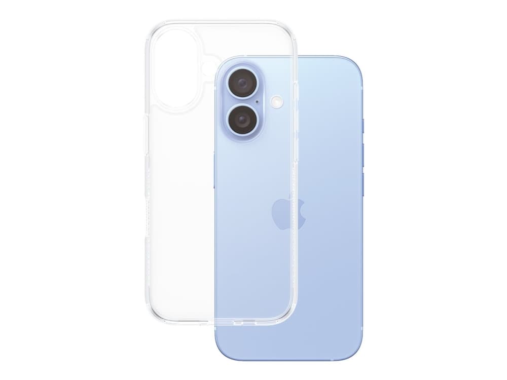 PanzerGlass ® HardCase Transparent iPhone 16, Suojus, Apple, Apple - iPhone 16, Läpinäkyvä