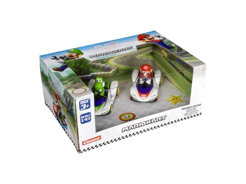 Carrera 15813022, Urheiluauton pienoismalli, Esikoottu, 1:43, Mario Kart P-Wing, Ei sukupuolirajoitusta, Muovi