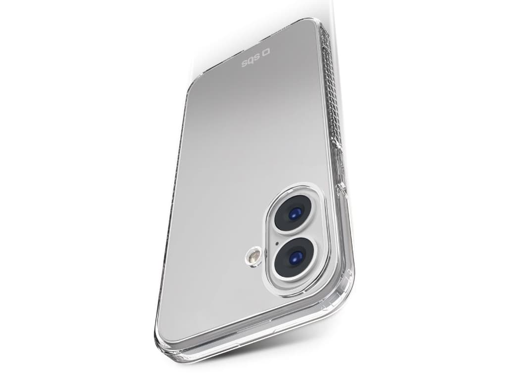 SBS TEUNBKEX2IP1661, Suojus, Apple, iPhone 16, 16,5 cm (6.5), Läpinäkyvä