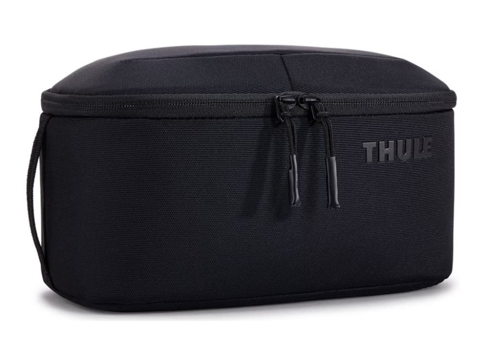 Thule Subterra 2 TSTB404 Black, Toalettilaukku, musta, Polyesteri, Termoplastinen polyuretaani (TPU), Yksivärinen, Vetoketju, 1 taskua