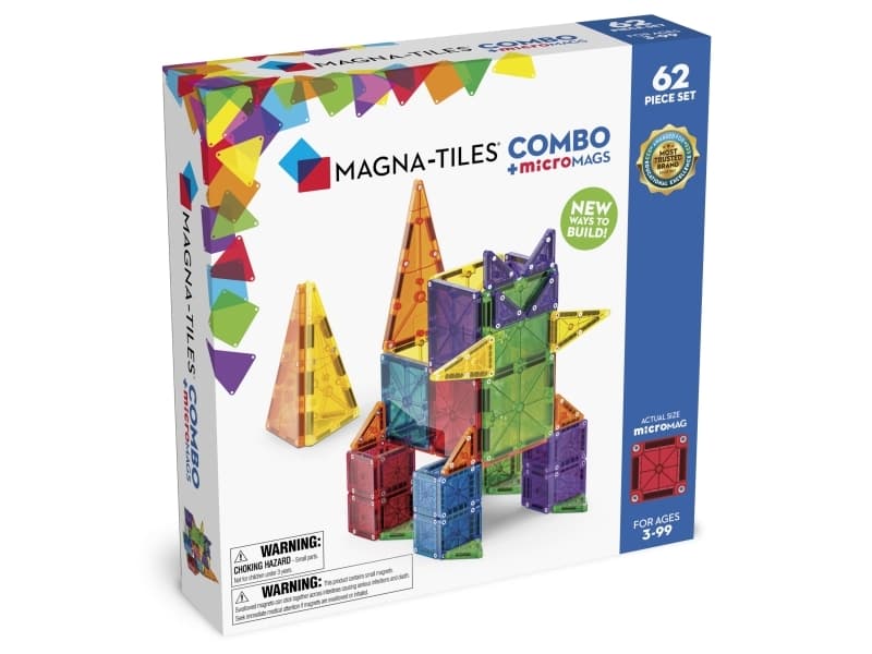 Magna-Tiles microMAGS Combo 62 stk