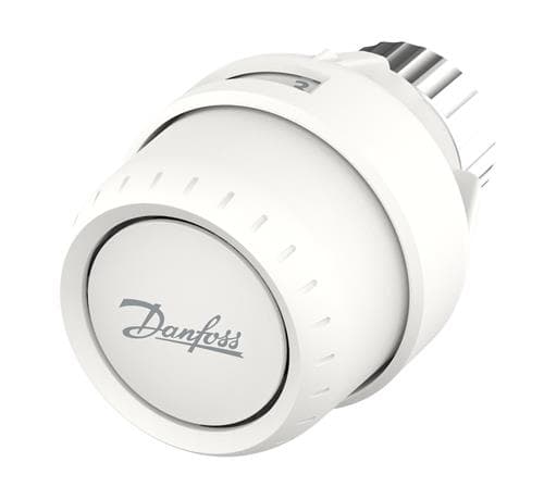 DANFOSS Aveo Institutionaalinen anturielementti, jossa on sisäänrakennettu anturi. Asetusalue 7-28°C, pakkassuojaus