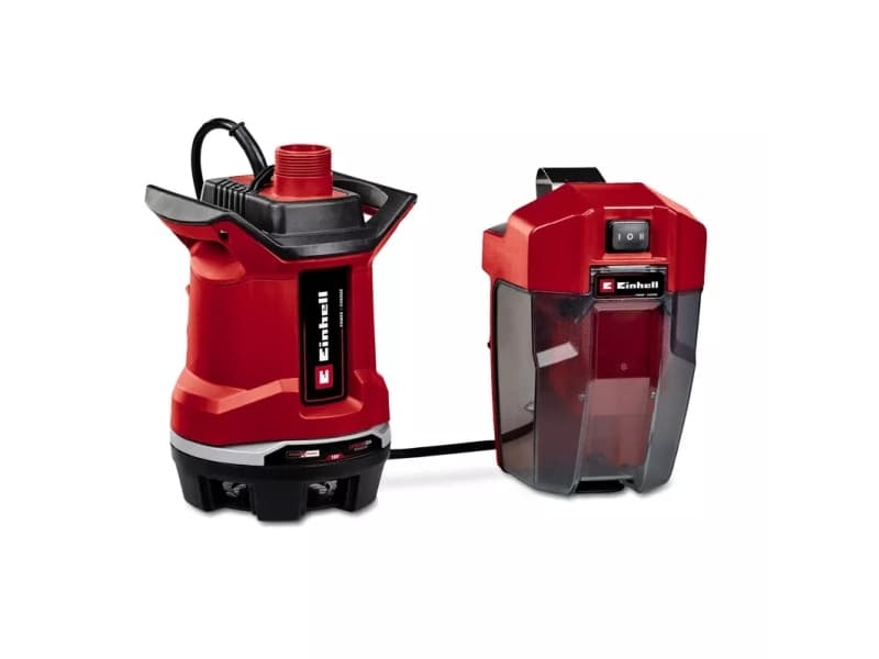 Einhell GE-DP 18/25 Li, 153 W, Akku, 0,5 bar, 7500 l/h, musta, Punainen - SOLO
