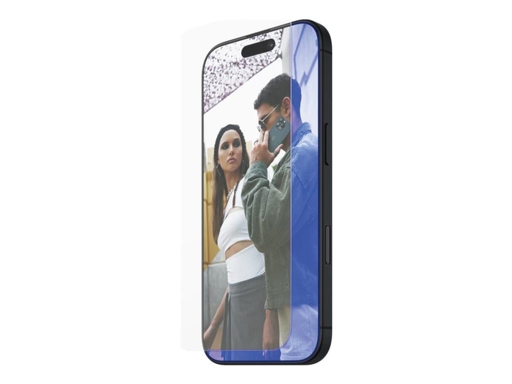 PanzerGlass SAFE. by ® Anti-Blue Light Screen Protector iPhone 16 | 15 | Ultra-Wide Fit, Apple, Apple - iPhone 16, Apple - iPhone 15, Asennus kuivana, Naarmuuntumisenkestävä, Iskunkestävä, Läpinäkyvä, 1 kpl
