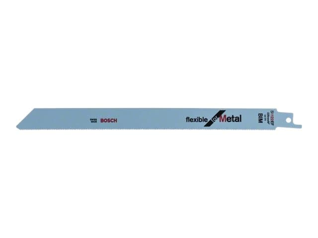 Bosch tarvikkeet 2608656020 Sabre savklinge S 1122 EF, Fleksibel for Metal, 5-pack 5 stk 5 stk