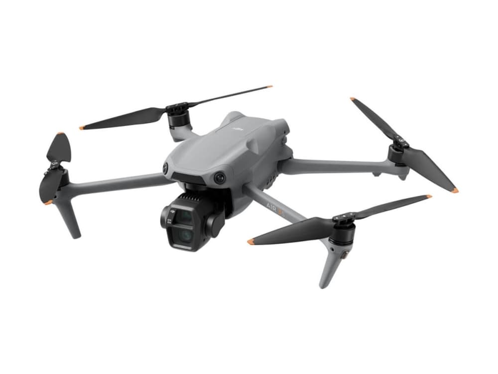 DJI Air 3s, 4 roottoria, 50 MP, 3840 x 2160 pikseliä, 27 m/s, 4276 mAh, Harmaa