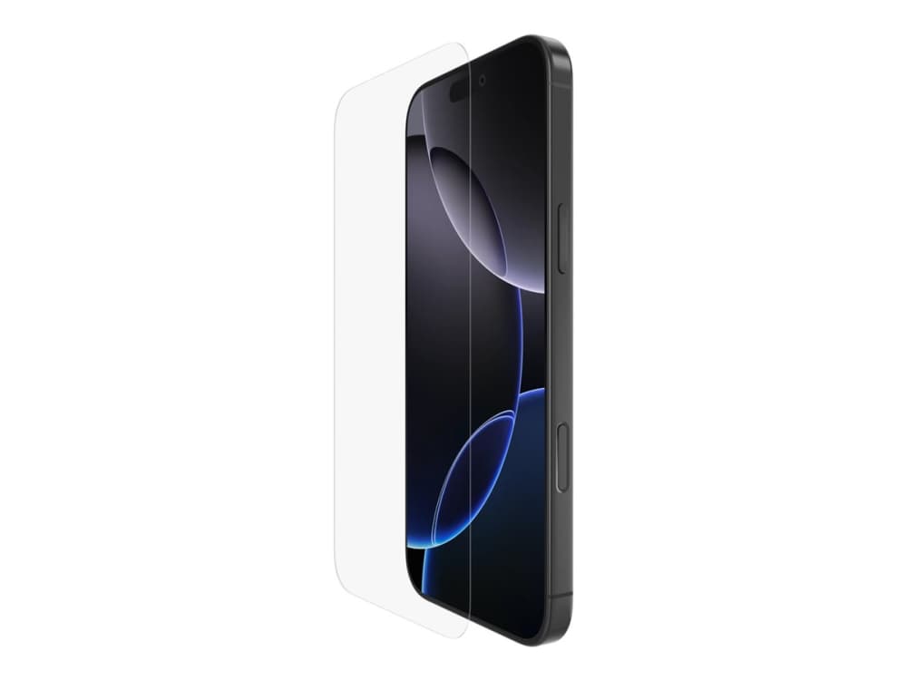 Belkin ScreenForce, Apple, iPhone 16 Pro Max, Antibakteerinen, Iskunkestävä, Naarmuuntumisenkestävä, Läpinäkyvä, 1 kpl