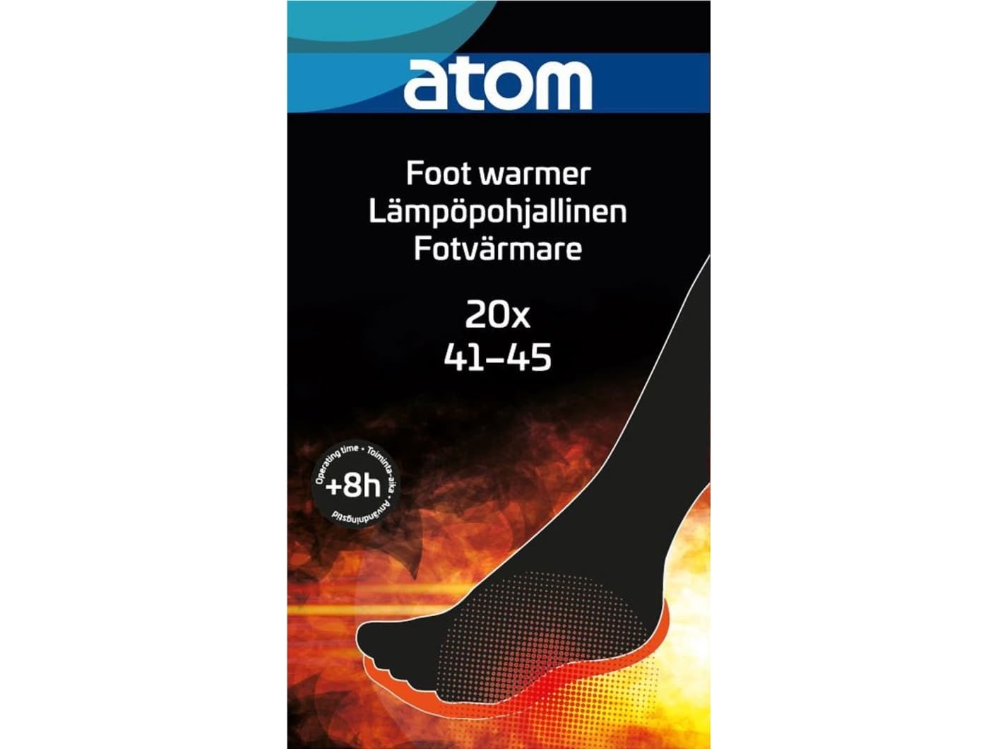 Atom Thermal pohjallinen koko 41-45 20 kpl.