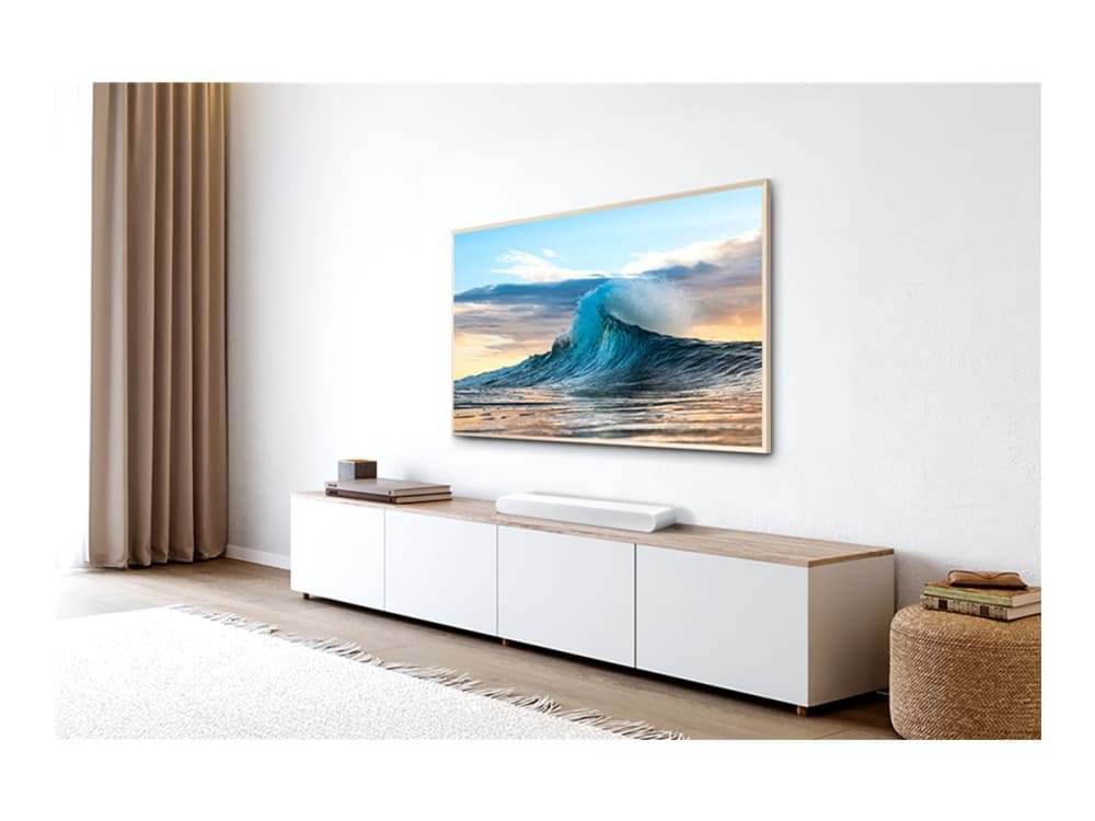 Samsung HW-S61D, One Body Soundbar, 5.0 kanavaa, DTS Virtual:X, DTS:X, Dolby Atmos, Dolby Digital Plus, Dolby TrueHD, valkoinen, AAC, AIFF, ALAC, FLAC, MP3, OGG, WAV, Amazon Alexa & Google Assistant, kaapeli ja langaton