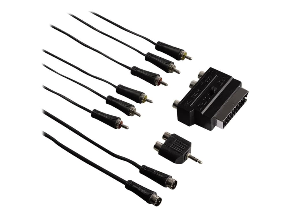 Hama Universal - Video/audiokabelpakke - S-video / sammensat video / lyd - lajittelu
