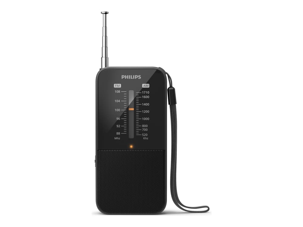 Philips TAR1509/00, Kannettava, Analoginen, AM, FM, Analoginen, 3,5 mm, musta