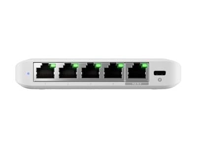 Ubiquiti UniFi Flex Mini 2.5G, Hallittu, 2.5G Ethernet (100/1000/2500), Power over Ethernet -tuki, Työpöytä