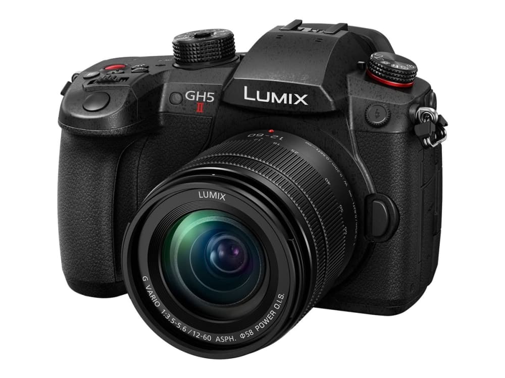 Panasonic Lumix GH5M2 + FS12060, 20,33 MP, 5184 x 3888 pikseliä, Live MOS, 4K Ultra HD, Kosketusnäyttö, Musta