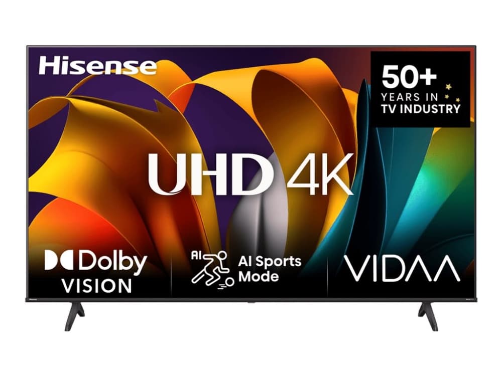 Hisense 43A6N, 109,2 cm (43), 3840 x 2160 pikseliä, LED, Älytelevisio, Wi-Fi, musta