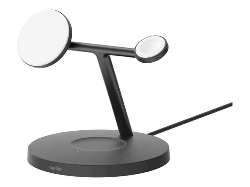 Belkin BoostCharge Pro, Sisätila, USB, Langaton lataaminen, 1,5 m, musta