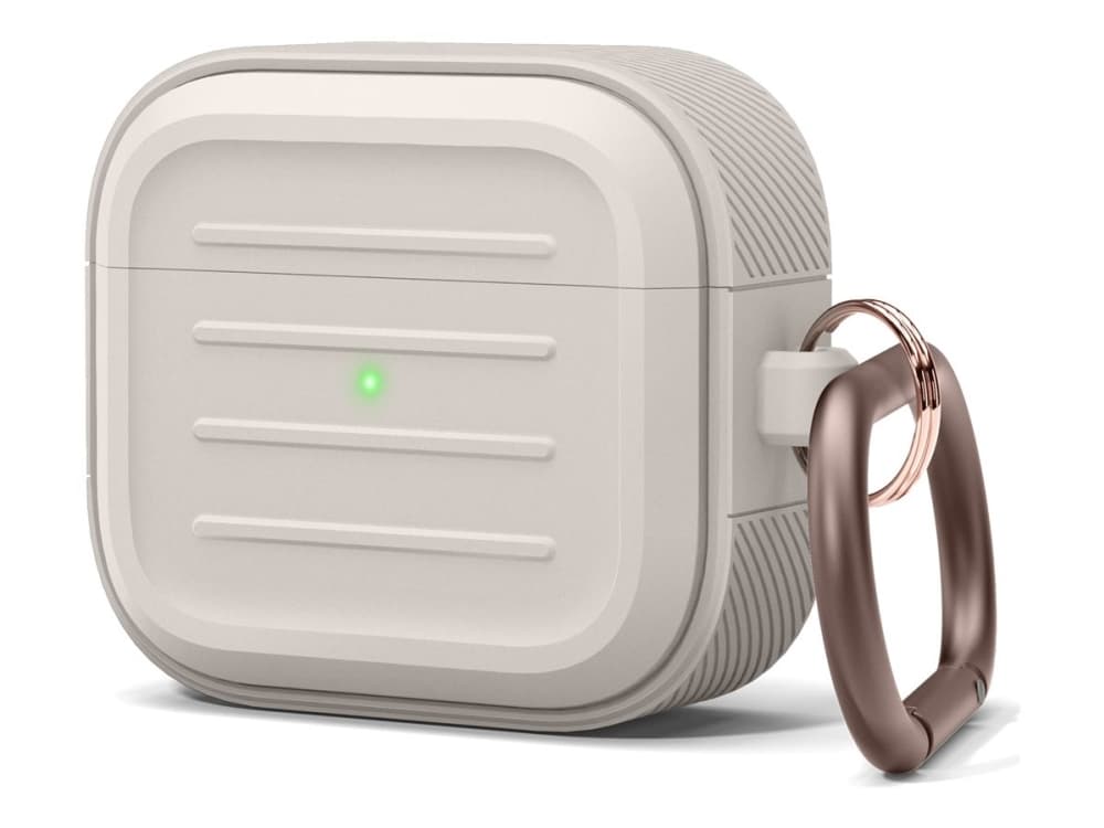 elago AirPods 3 Armor Case Stione, laatikot, silikoni, beige