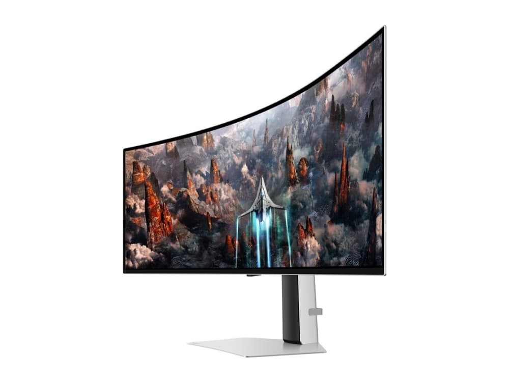 Samsung Odyssey LS49CG934SUXEN, 124,5 cm (49), 5120 x 1440 pikseliä, DQHD, OLED, 0,03 ms, Hopea