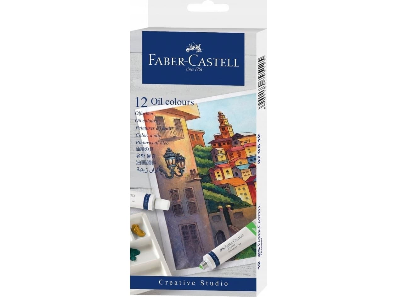 Faber-Castell Creative Studio öljyvärit 12 väriä