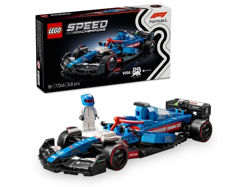 LEGO Speed Champions 77246 Visa Cash App RB VCARB 01 F1 kilpa-auto