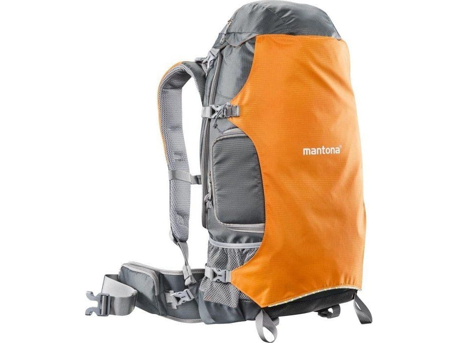Mantona ElementsPro 40, Reppukotelo, Mikä tahansa tuotemerkki, Harmaa, Oranssi