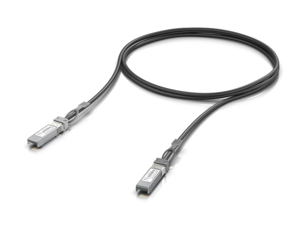 Ubiquiti Networks UACC-DAC-SFP28-1M, 1 m, SFP28, SFP28, Hanstik/Hanstik, Sort, 25 Gbit/sek.