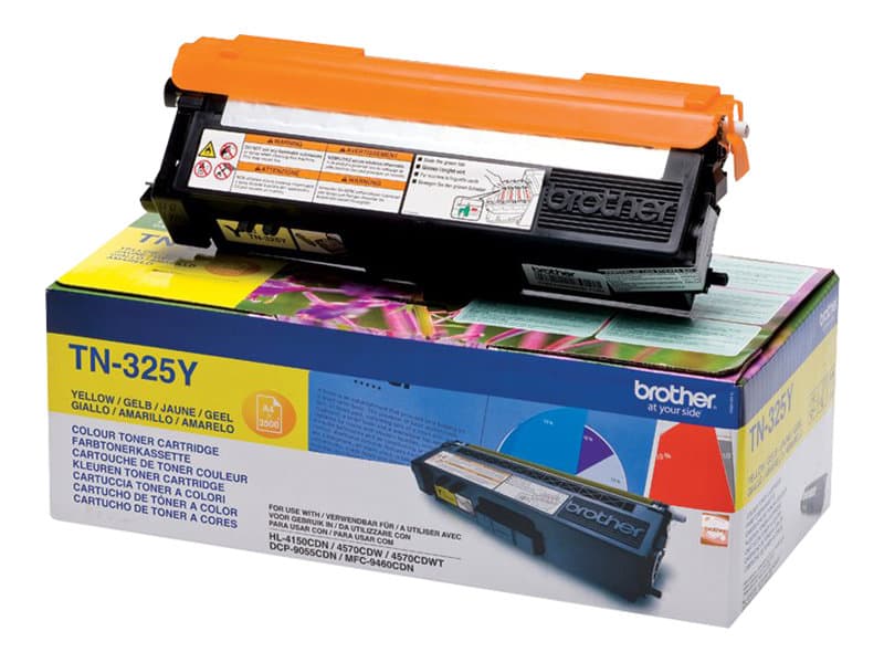 Brother TN-325Y, 3500 sivua, Keltainen, 1 kpl