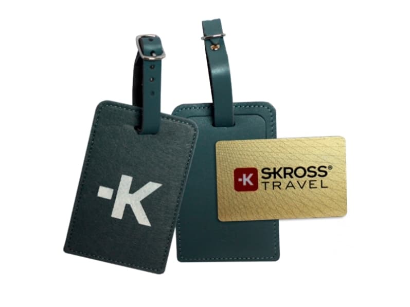Skross SKTA1001LUTSICN, Harmaa, Nahka, PVC-muovi, Kiina, 110 mm, 70 mm, 54 g