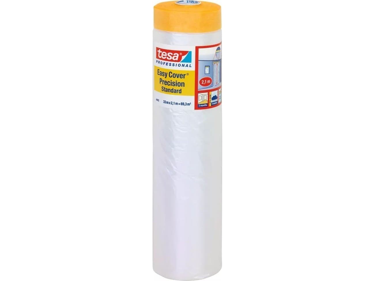 tesa 04402-00001-01 Pakkausfolie tesa Easy Cover® Orange (L x B) 33 m x 2,1 m 1 stk 1 stk