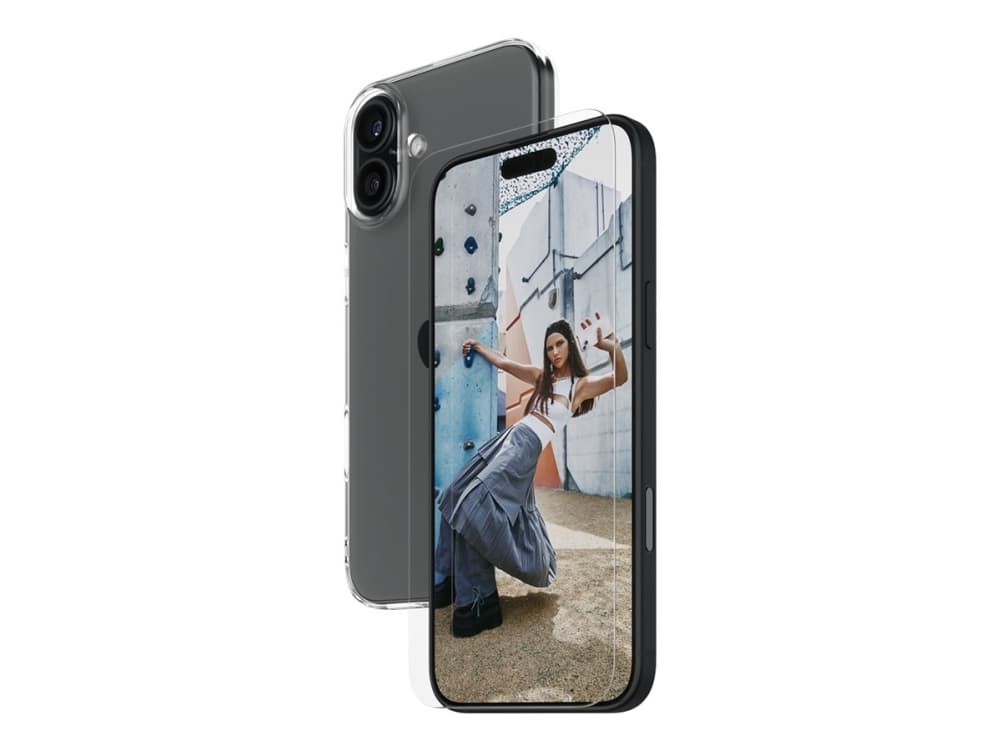 PanzerGlass SAFE. by ® 2-in-1 Protection Bundle iPhone 16 Plus, Apple, Apple - iPhone 16 Plus, Asennus kuivana, Naarmuuntumisenkestävä, Iskunkestävä, Läpinäkyvä, 1 kpl