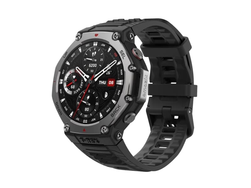 Amazfit T-Rex 3, 3,81 cm (1.5), AMOLED, Kosketusnäyttö, Wi-Fi, GPS (satelliitti), 68,3 g