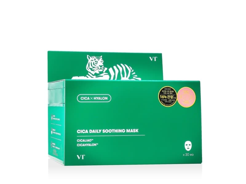 VT COSMETICS_Cica Daily Soothing Mask kasvonaamio Aasialaisella Centella 30kpl
