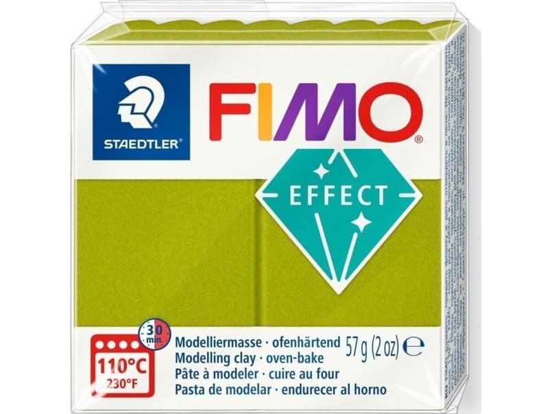 STAEDTLER Fimo effect modellmassa grön metallic (8010-51)