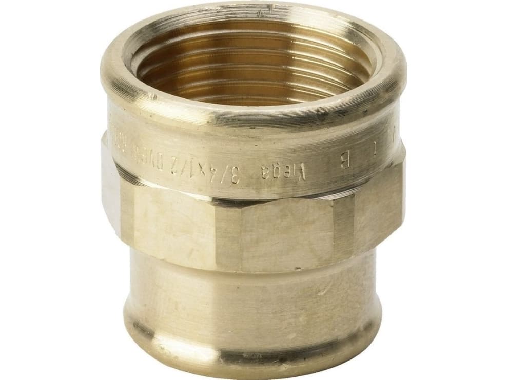Viega formmuffe 2 x 112 rødgods