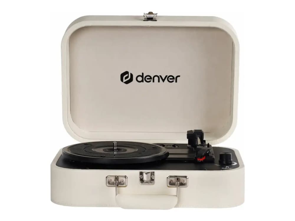 Denver VPL-130, Suoravetolevysoitin, Automaattinen, Beige, 33 1/3,45,78 RPM, Elektroninen jarru, DC-moottori