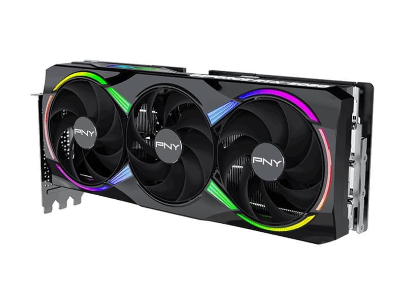 PNY GeForce RTX 5080 Overclocked Triple Fan GPU, GeForce RTX 5080, 16 GB, GDDR7, 256 bittiä, 7680 x 4320 pikseliä, PCI Express x16 5.0
