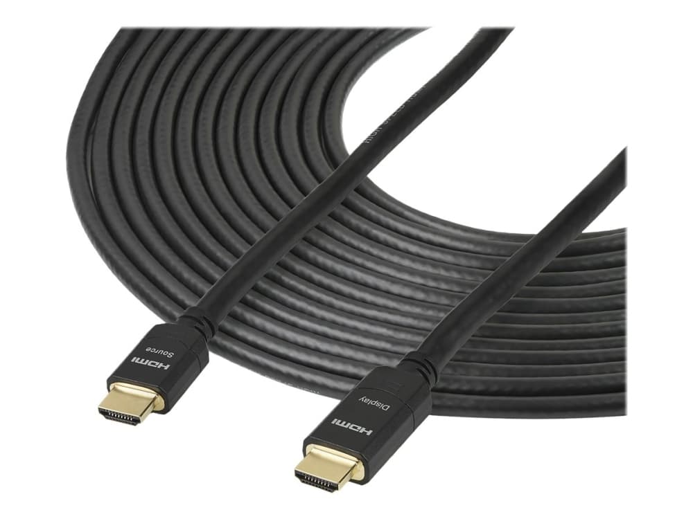 StarTech.com HDMM20MA, 20 m, HDMI-tyyppi A (vakio), HDMI-tyyppi A (vakio), 3D, Äänen paluukanava (ARC), Musta