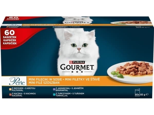 Purina Gourmet Perle Mini Filets in sauce Kissanruoka 60x85g