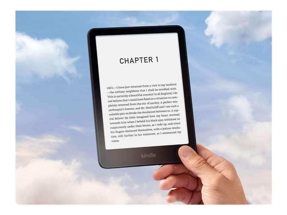 Amazon Kindle Paperwhite - 12. sukupolvi - e-kirjojen lukulaite - 16 GB - 7 yksivärinen Paperwhite - kosketusnäyttö - Bluetooth, Wi-Fi - musta