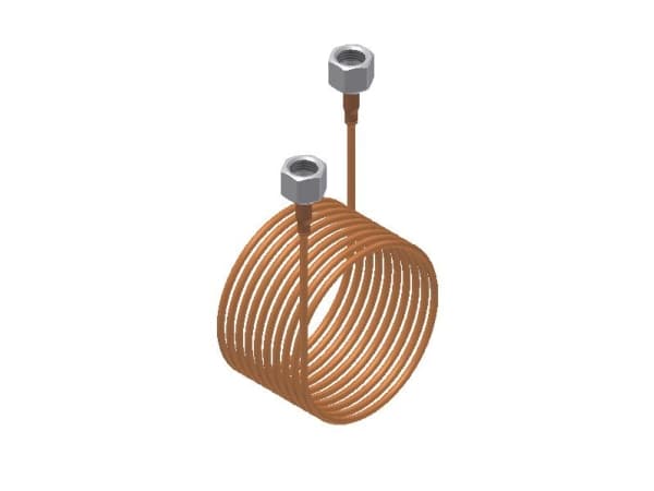 Danfoss kapillarrør 1 meter - kapillarrør for KP1 pressostat