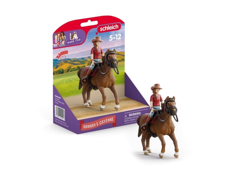 SCHLEICH HORSE CLUB Hannah & Cayenne