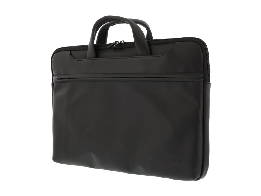 Deltaco Notebook bag up to 13-14, PU-leather, black, Lähettilaukku, 35,6 cm (14), 422 g