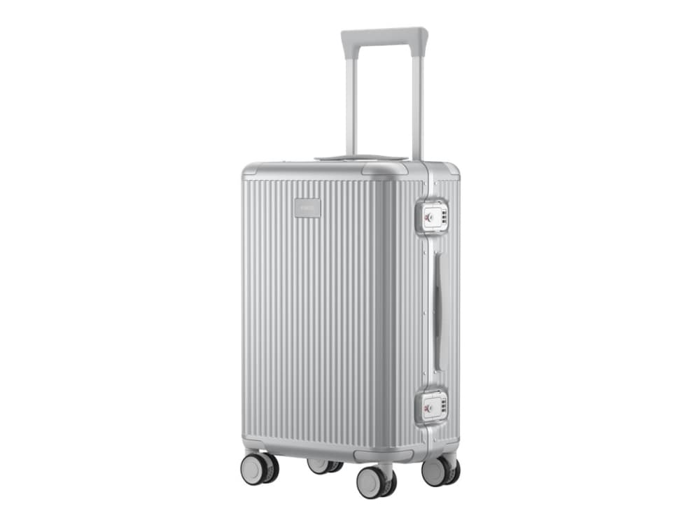 Xiaomi BHR9078GL, Matkalaukku, Kova kuori, Hopea, 4 renkaita, Rullapyörä, TSA-avainlukko