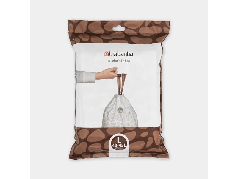 Brabantia 138645, 45 L, Valkoinen, Muovi, Kiina, 820 mm, 534 mm