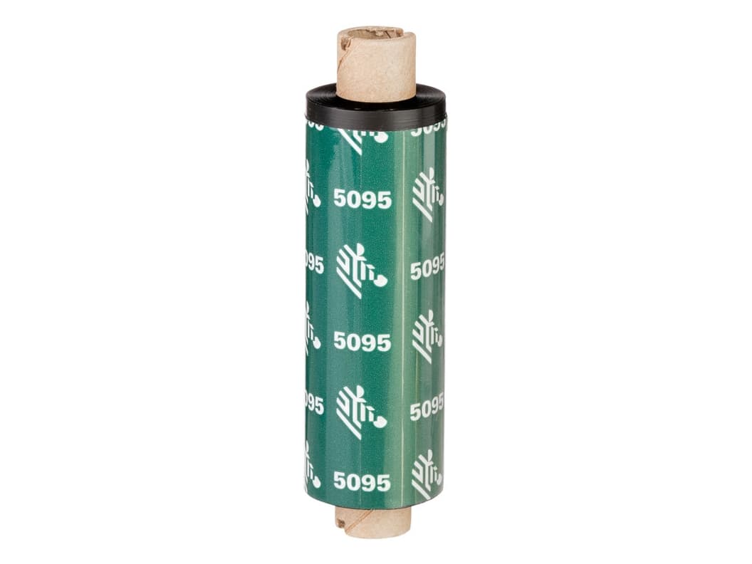 Zebra 5095 Resin, 74 m, 5.7 cm, 1 pc, Black, Resin, 1.2 cm