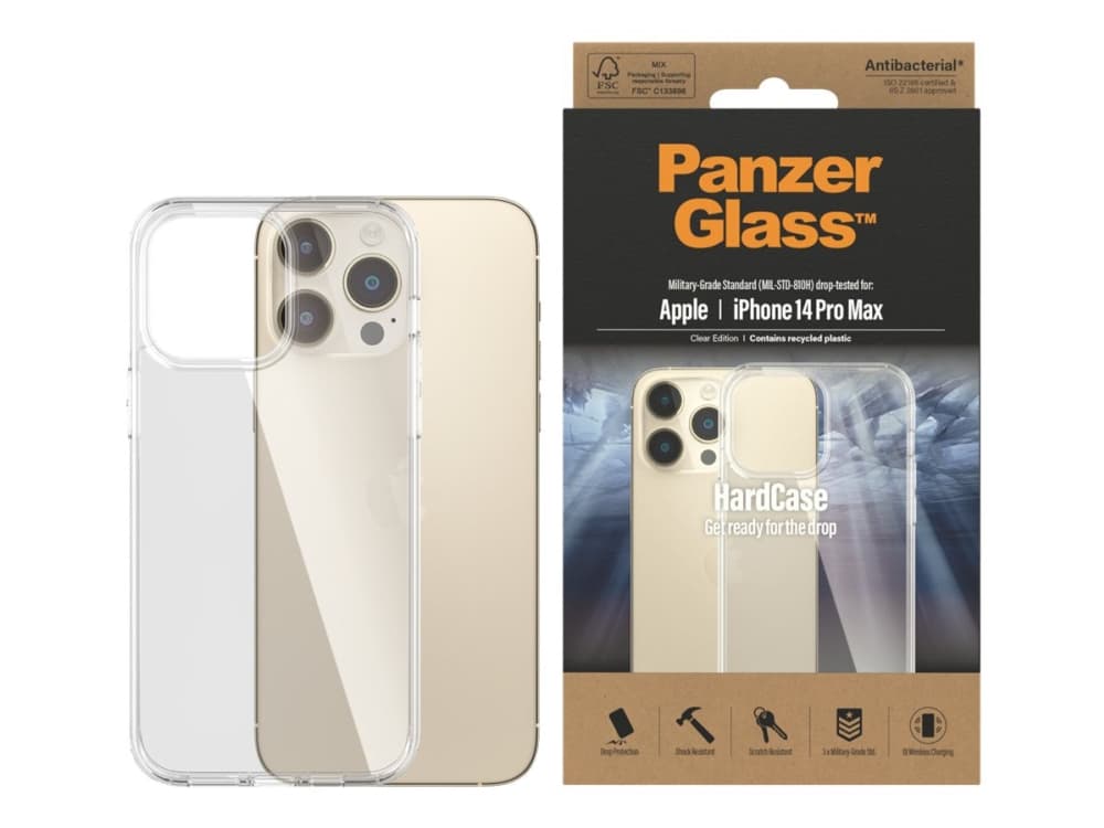 PanzerGlass HardCase, Suojus, Apple, Apple - iPhone 14 Pro Max, 17 cm (6.7), Läpinäkyvä