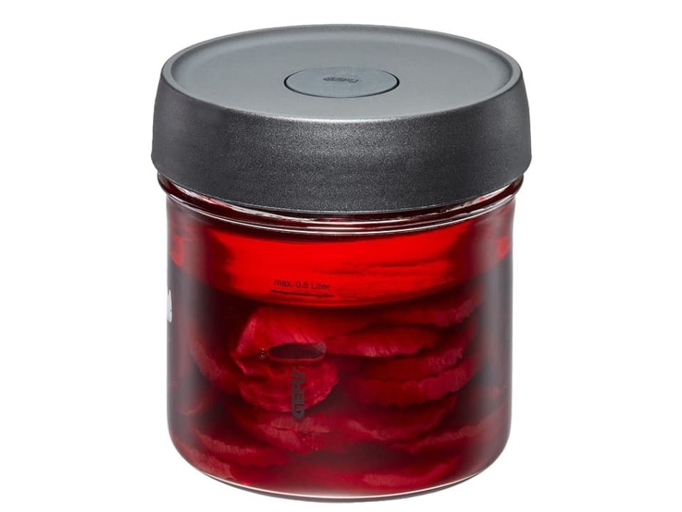 GEFU NATIVO, Vihannes, 0,5 L, Lasi, Muovi, Läpinäkyvä, 120 mm, 830 g
