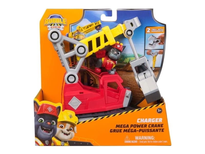 Rubble & Crew RBL VHC Chargers Tool Vehicle GML, Nosturiauto, 3 vuosi/vuosia, Muovi, Monivärinen