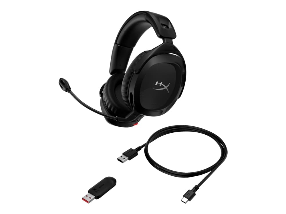 HyperX Cloud Stinger 2 -pelikuulokkeet (musta), Langallinen, Pelaaminen, 10 - 28000 Hz, 275 g, Kuulokkeet, Musta